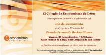 Invitación Día del Economista y XI Premio Fernando Becker Gómez