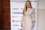 La Decana del Colegio de Economistas de León, Dña. María Díez Revilla