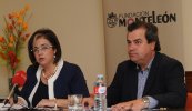 Nuria González Rabanal, Decana y Francisco José García Paramio, gerente de la Fundación Monteleón 